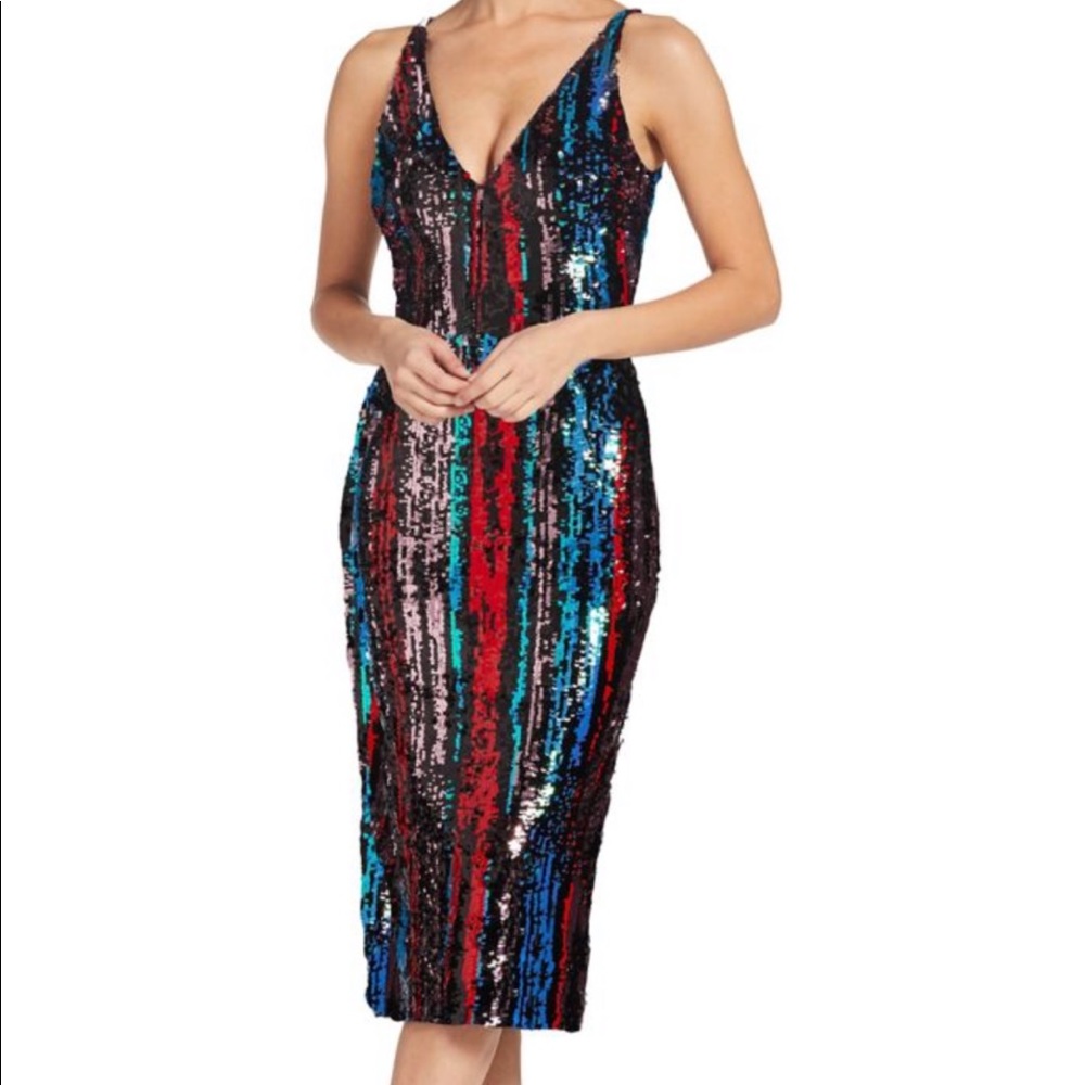 Multi Colored Sequin Dress